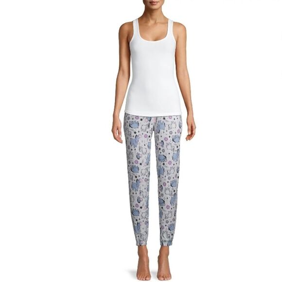 Disney Women’s Eeyore Winnie the Pooh Jogger Sleep Lounge Pants Size XS - Picture 2 of 10